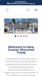 Mobile Screenshot of newcanaanmountedtroop.org